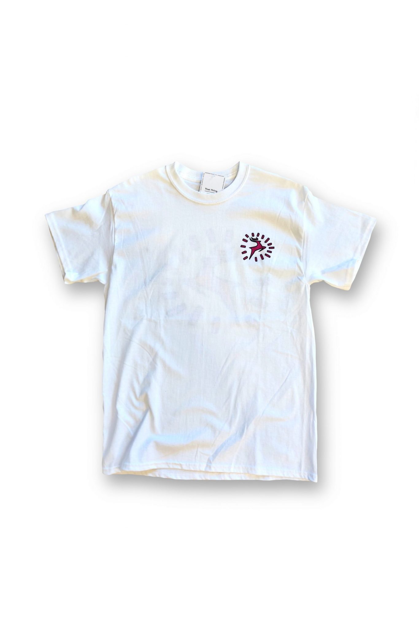 Stag tee – Short sleeve t-shirt in White