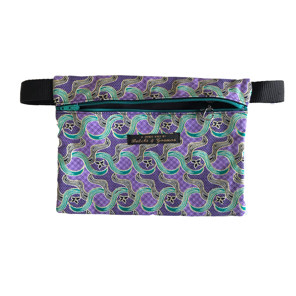 Lilac ‘Estate’ Shimmer pattern Handmade Beltbag