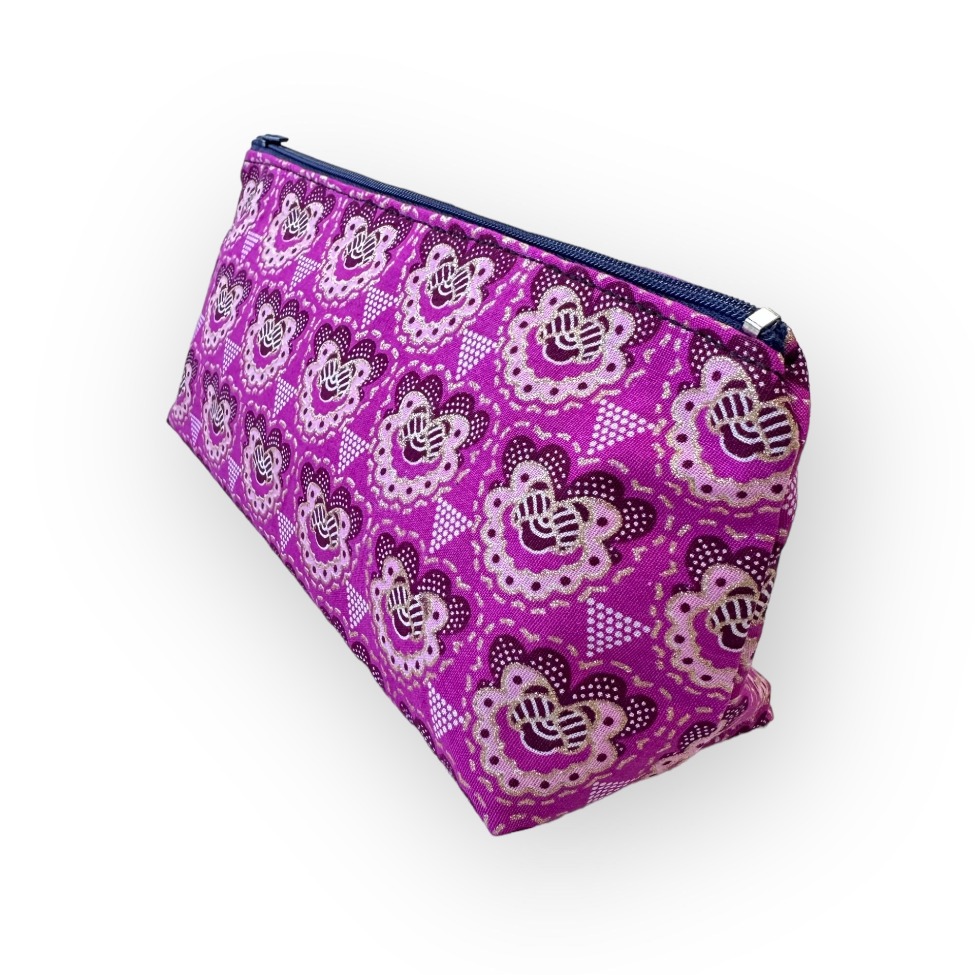 ‘Pink lotus’ Pink Makeup Bag