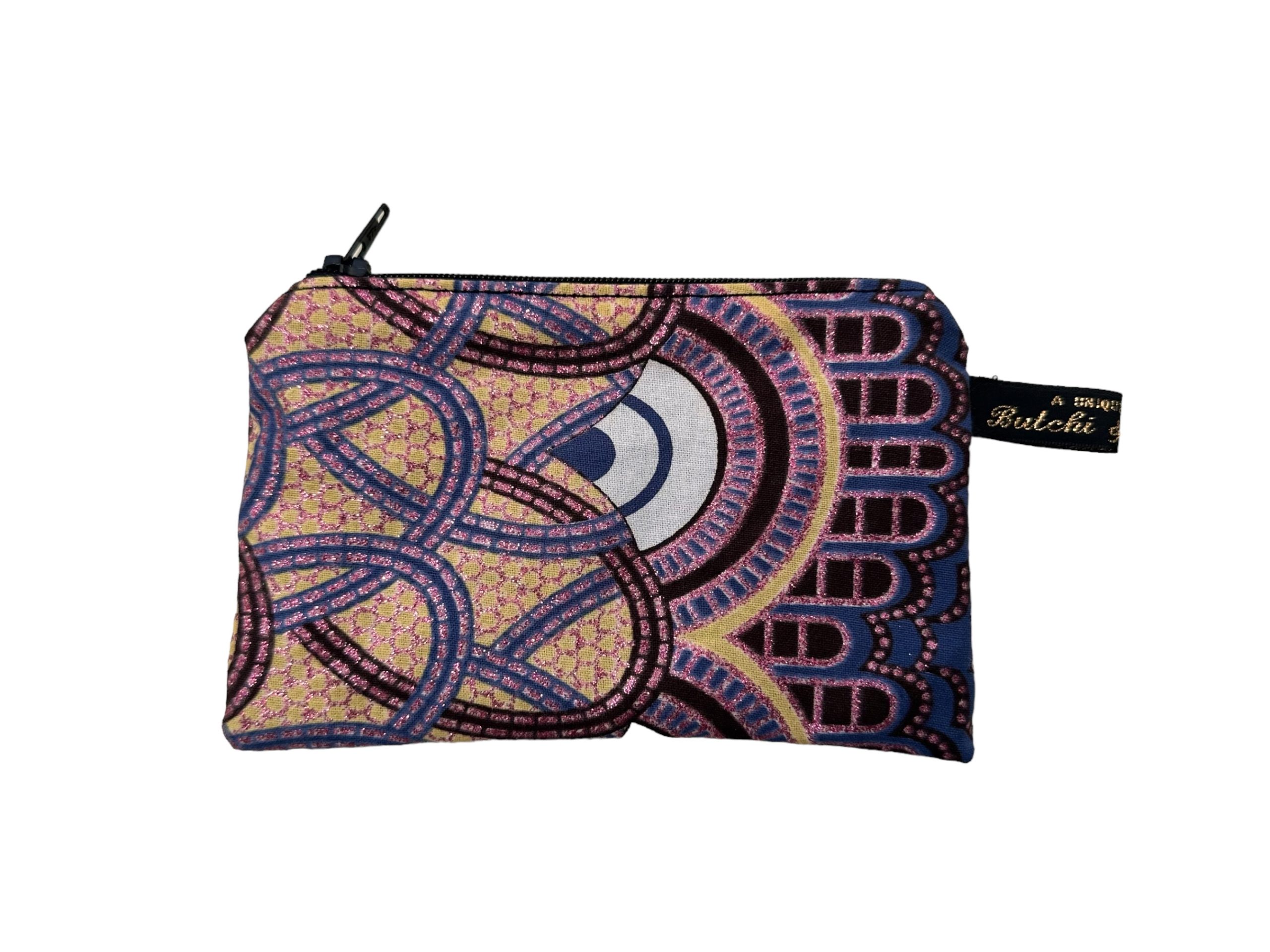 Lilac ’Art Deco Arches’ Print Coin Purse wallet