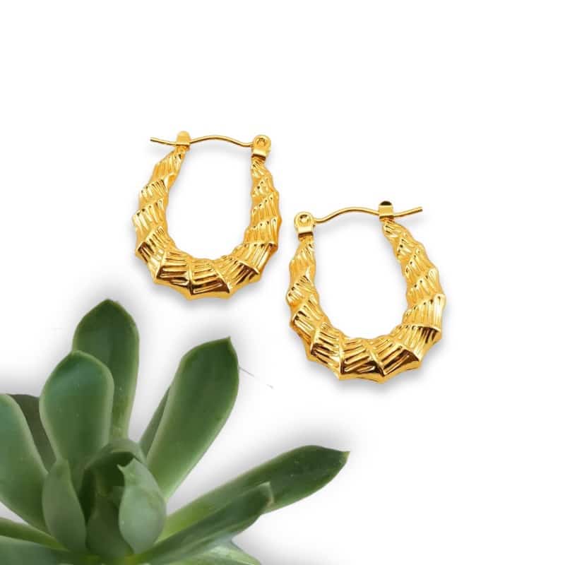 Tiniest Bamboo Hoop Earrings